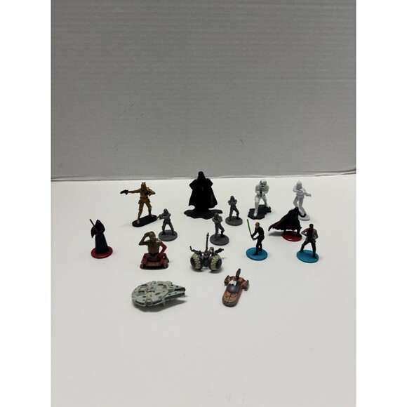 Star Wars Mixed Lot Some metal/some Plastic Characters 15 Pieces - Picture 1 of 4